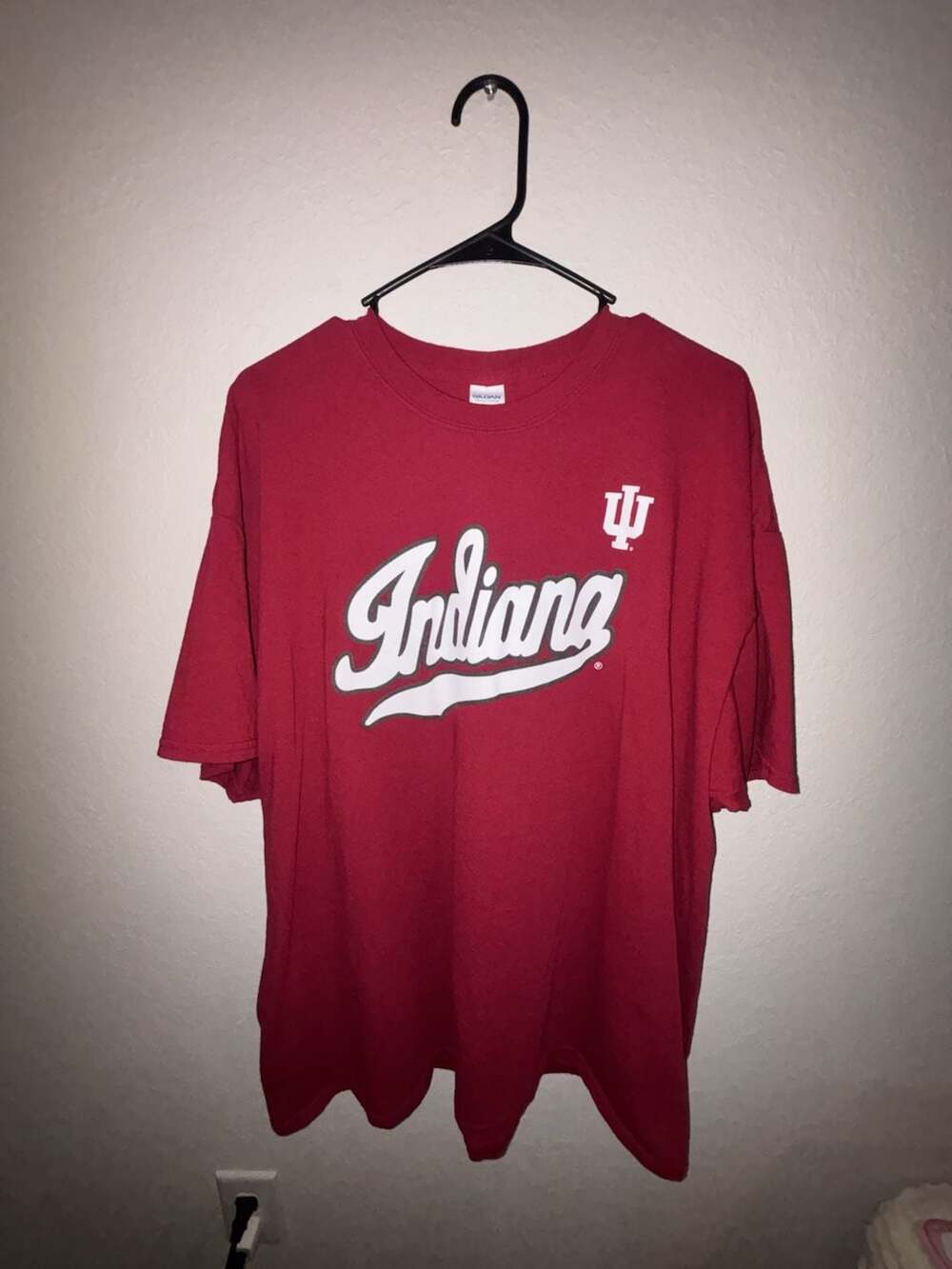 Indiana Hoosiers Baseball Jersey Script College University T-Shirt - Cardinal